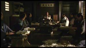 Image extraite du film Samouraï du crépuscule. Image extraite du film le Samouraï du crépuscule. L'administrateur, le quotidien du samouraï pour le Bushido Shoshinsu.