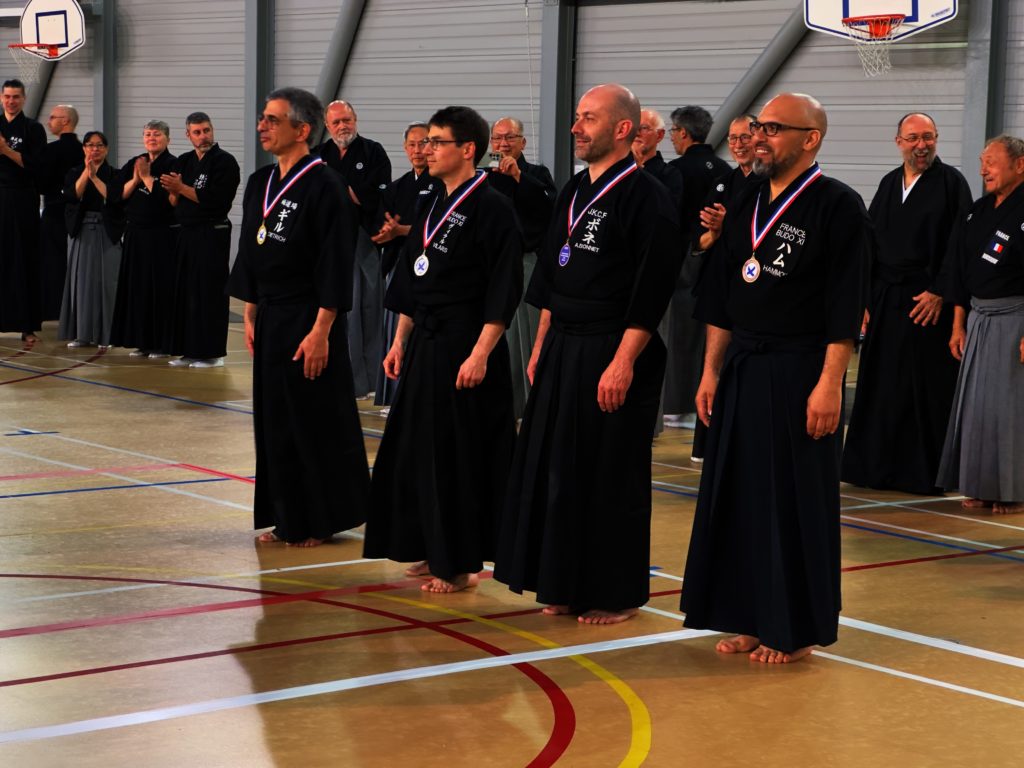 Championnat de France Iaido 2025 - Remise des médailles 5e Dan